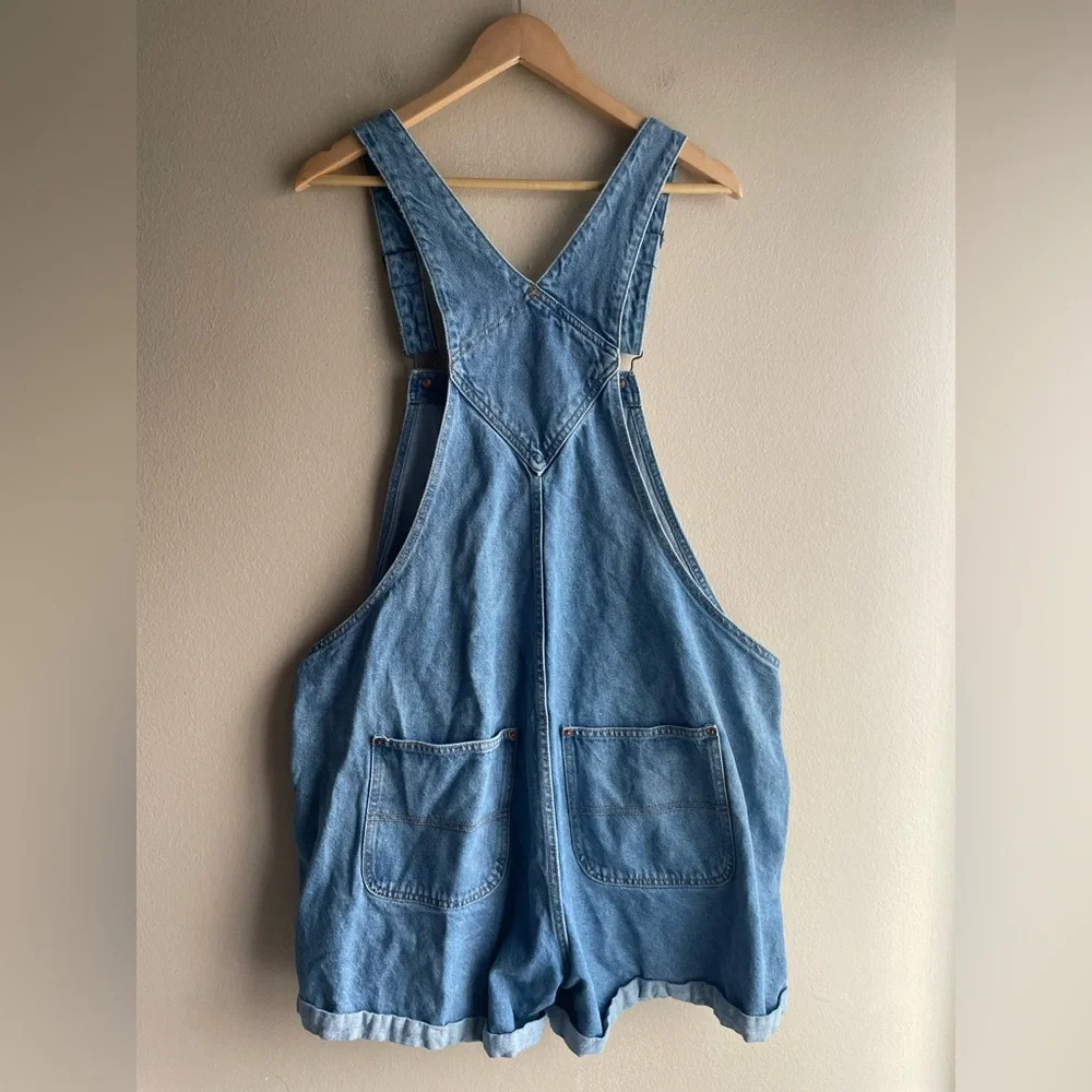 Old Navy Women Denim Blue Romper Size XL - Picture 4 of 7